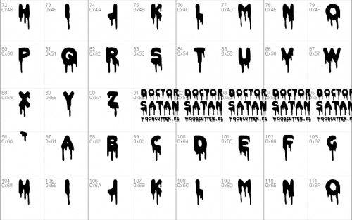 Doctor Satan Font 3