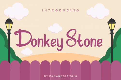 Donkey Stone Font 1