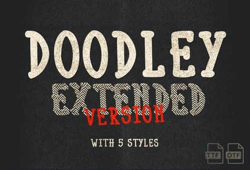 Doodley Grungy Font