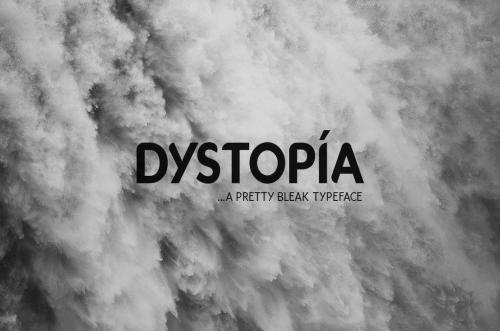 Dystopia Typeface 4