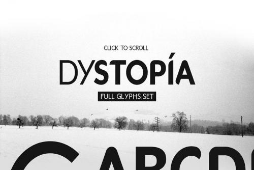 Dystopia Typeface 5
