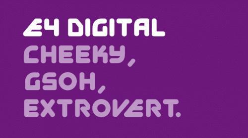 Efour Digital Font