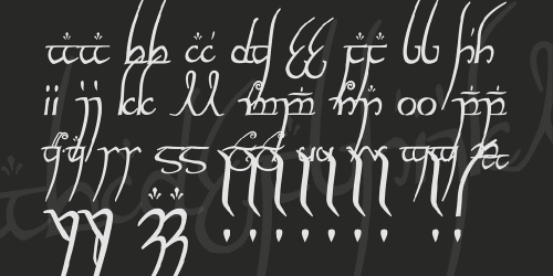 Elvish Ring Nfi Font 1