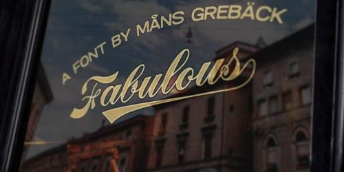 Fabulous Logotype Script Font 1