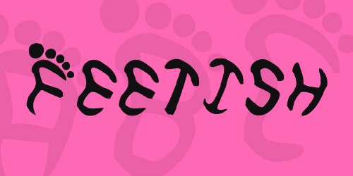 Feetish Font 1