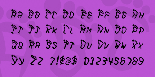 Feetish Font 2