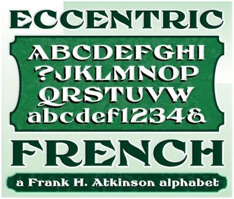 Fha Eccentric French Font