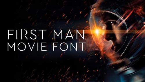 First Man Movie Font