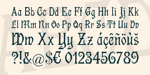 Germanica Font 3