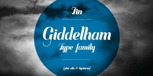 Giddelham Font Family
