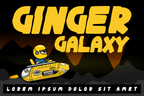 Ginger Galaxy Font 1