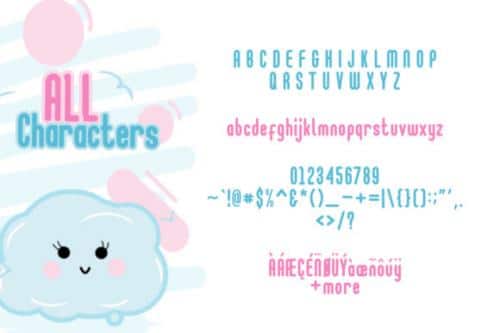 Go Cloud Font 8