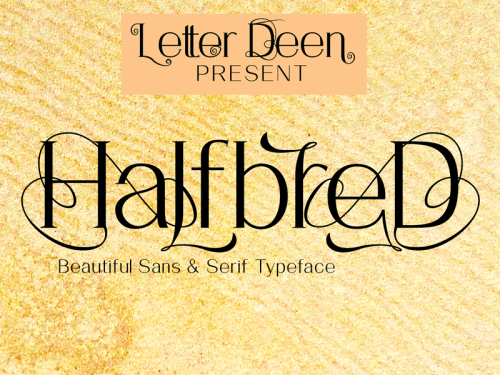 Halfbred Basic Sans Font