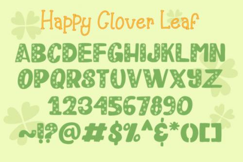 Happy Clover Font 5