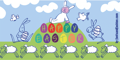 Happy Easter Font 1