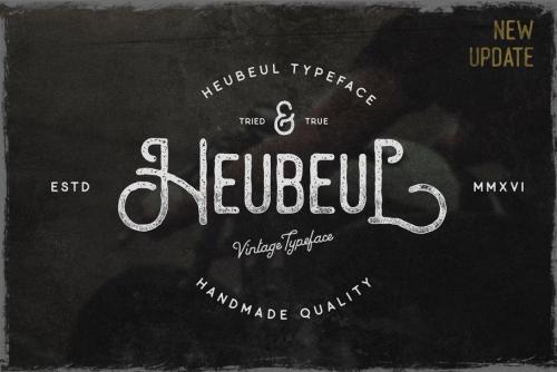 Heubeul Vintage Typeface 1
