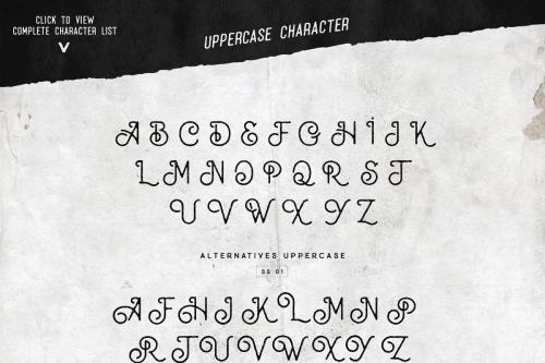 Heubeul Vintage Typeface 8