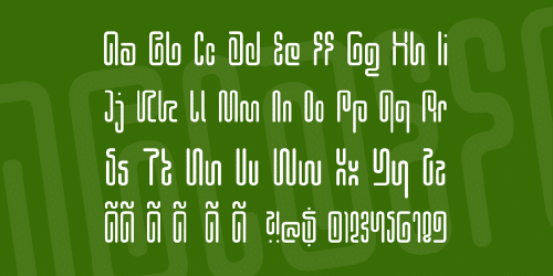 Hieroglyphic Font 2