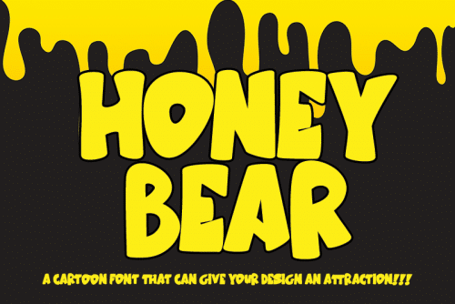 Honey Bear Font 1