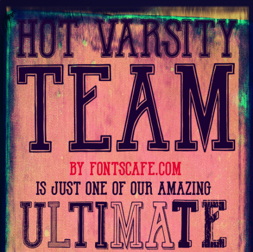 Hot-Varsity-Team-Font