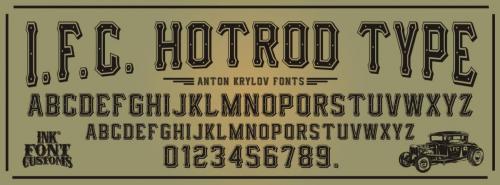 Ifc Hotrod Type Font