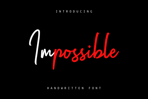 Impossible Design Font
