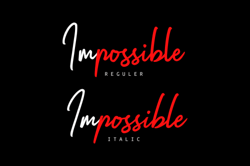 Impossible Design Font 1