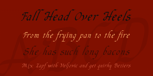 Italic Hand Font 1