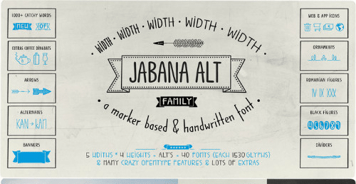 Jabana-Alt-Font-Family