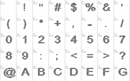 Jd Stripex Font 1