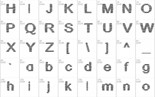 Jd Stripex Font 2
