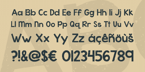 Kg Cold Coffee Font 3