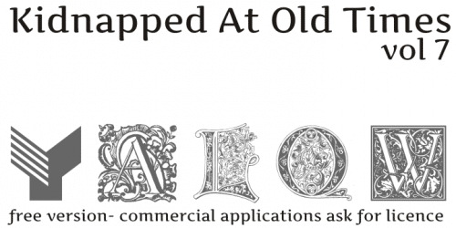 Kidnapped At Old Times Font
