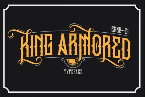 King Armored Font