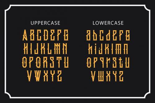 King Armored Font 4