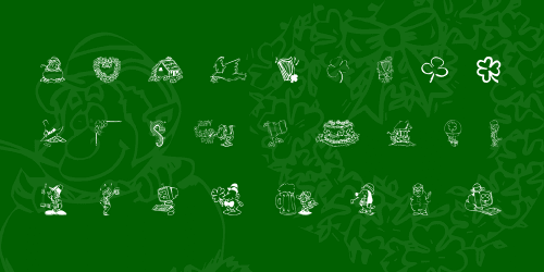 Kr Irish Kat 1 Font