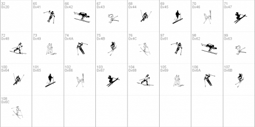 Kr Ski Font 1