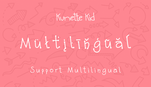 Kunette Kid Font