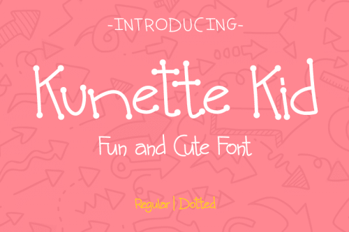 Kunette Kid Font 7