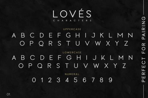 LOVES Classy Sans Font Family 2