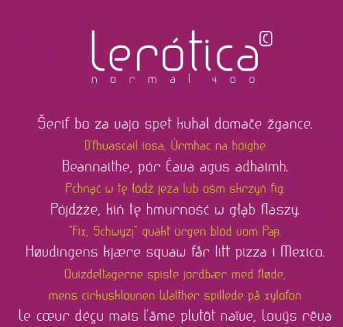 Lerotica-Font-2