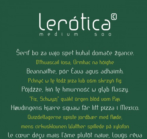 Lerotica-Font-4