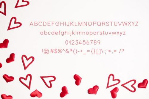 Love Font 5