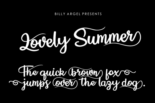 Lovely Summer Font