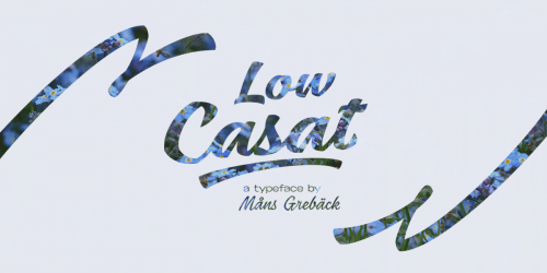 Low Casat Font 3