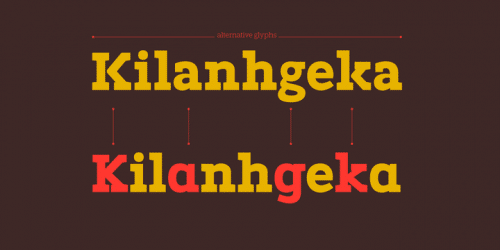 Marek Slab Font Family 4