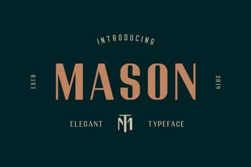 Mason Upper Font