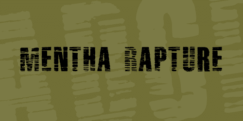 Mentha Rapture Font 3