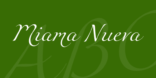 Miama Nueva Font