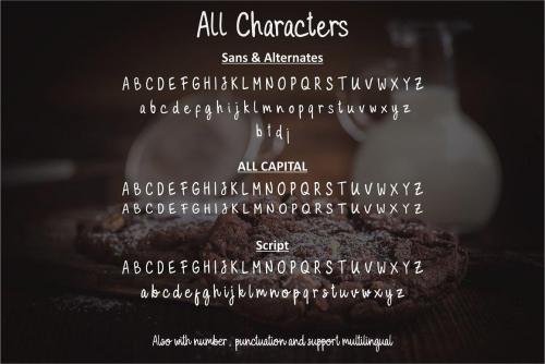 Milky Cookies Script Font 9